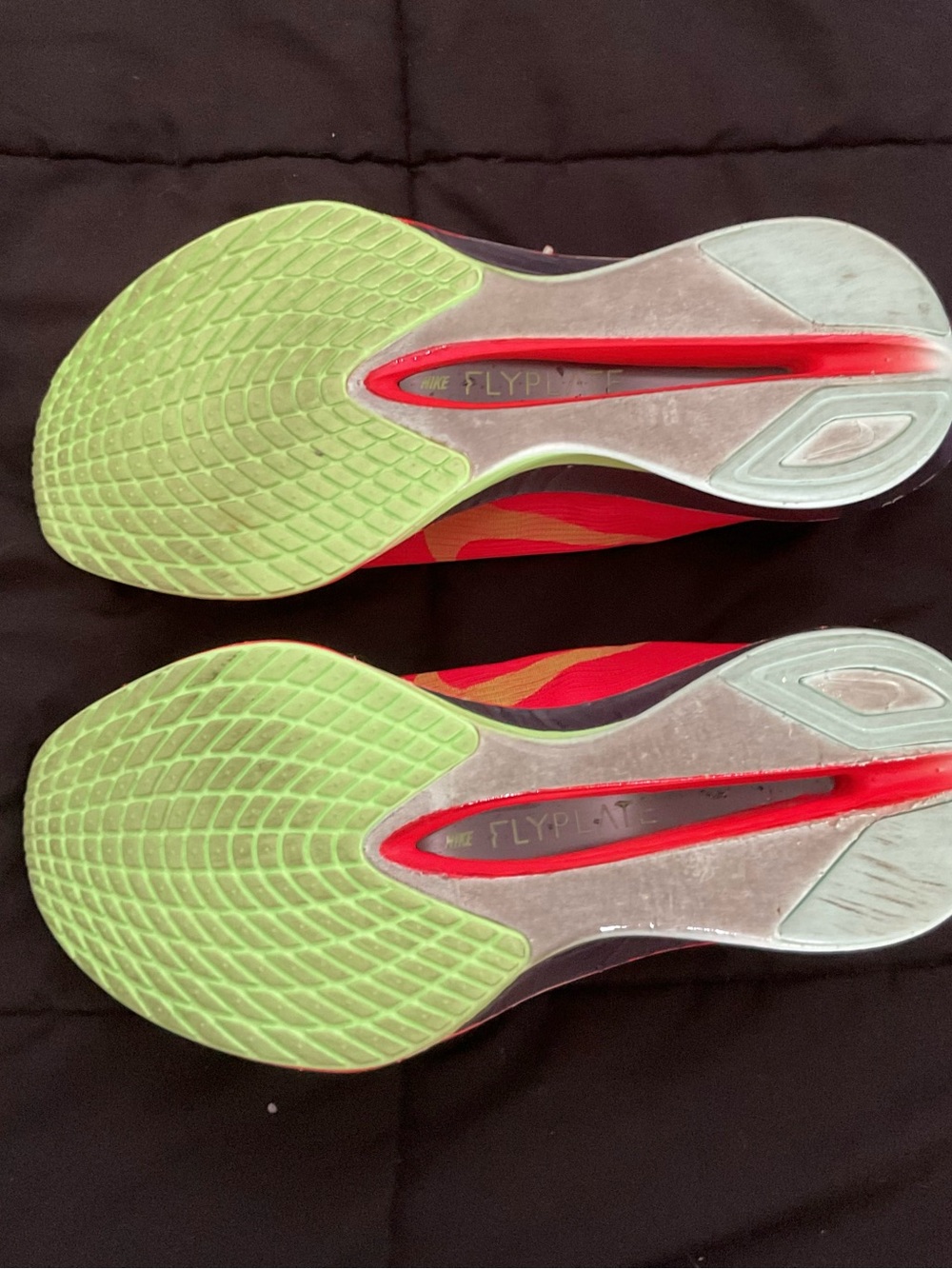 Nike Men’s Athletic Running Shoes - Red & Lime Green
